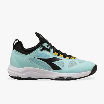 Diadora Speed Blushield Fly 3 + Ag Modre / Cierne - Damske Tenisove Tenisky